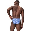 image:imageSpeedo Mens Swimsuit Brief Eco Flex 2 Outseam BeachstarSonar Stripe Deep Sapphire