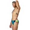 image:imageSpeedo Mens Swimsuit Brief Eco Flex 2 Outseam BeachstarVertical Swell Green