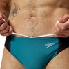 image:imageSpeedo Mens Swimsuit Brief Eco Flex 2 Outseam BeachstarVertical Swell Green