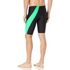 image:imageSpeedo Mens Swimsuit Jammer Powerflex Eco Revolve Splice Team ColorsSpeedo Green