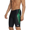 image:imageSpeedo Mens Swimsuit Jammer Powerflex Printed Team ColorsCoded Speedo Green
