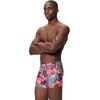 image:imageSpeedo Mens Swimsuit Square Leg Eco Flex BeachstarCut Flowers Grey Lead