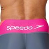 image:imageSpeedo Mens Swimsuit Square Leg Eco Flex BeachstarSplice Grey LeadTropical Coral
