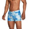 image:imageSpeedo Mens Swimsuit Square Leg PrintedTides WhiteBlue