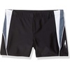 image:imageSpeedo Mens Swimsuit Square Leg SpliceBlackBlack