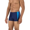 image:imageSpeedo Mens Swimsuit Square Leg SpliceNavyBlue