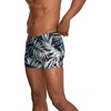 image:imageSpeedo Mens Swimsuit Square Leg SplicePalm BlackGrey