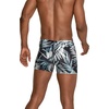 image:imageSpeedo Mens Swimsuit Square Leg SplicePalm BlackGrey