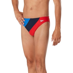 image:imageSpeedo Mens Swimsuit Brief Eco Flex 2 Outseam BeachstarBlock High Risk Red