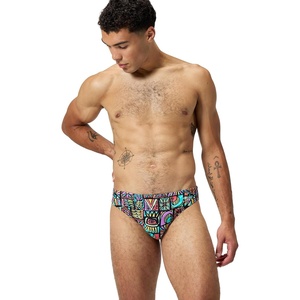 image:imageSpeedo Mens Swimsuit Brief Eco Flex 2 Outseam BeachstarMilo Blocks