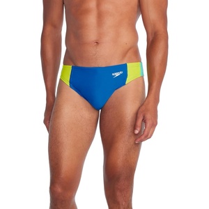 image:imageSpeedo Mens Swimsuit Brief Eco Flex 2 Outseam BeachstarVertical Block Turkish Sea