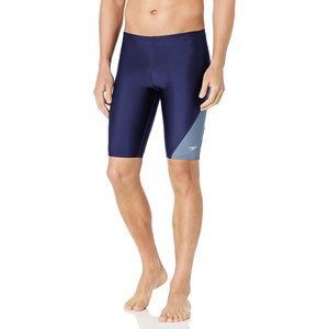 image:imageSpeedo Mens Swimsuit Jammer Powerflex Eco Revolve Splice Team ColorsSpeedo Navy