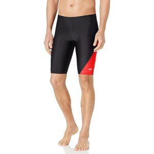image:imageSpeedo Mens Swimsuit Jammer Powerflex Eco Revolve Splice Team ColorsSpeedo Red