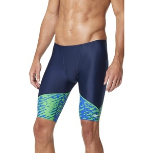 image:imageSpeedo Mens Swimsuit Jammer ProLT Printed Team ColorsBlueGreen