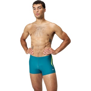image:imageSpeedo Mens Swimsuit Square Leg Eco Flex BeachstarSplice Swell Green