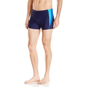 image:imageSpeedo Mens Swimsuit Square Leg SpliceNavyBlue