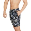 image:imageSpeedo Mens Swim Trunk Mid Length Redondo PrintedPalm Anthracite