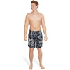 image:imageSpeedo Mens Swim Trunk Mid Length Redondo PrintedPalm Anthracite