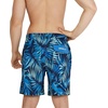 image:imageSpeedo Mens Swim Trunk Mid Length Redondo PrintedPalm Peacoat
