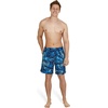 image:imageSpeedo Mens Swim Trunk Mid Length Redondo PrintedPalm Peacoat