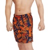 image:imageSpeedo Mens Swim Trunk Mid Length Redondo PrintedPalm Spicy Orange