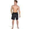 image:imageSpeedo Mens Swim Trunk Mid Length Redondo PrintedPromotor Anthracite