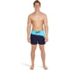 image:imageSpeedo Mens Swim Trunk Short Length Redondo SolidBlock Peacoat