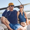 image:imageSpeedo Mens UV Swim Shirt Long Sleeve Loose Fit Easy TeeLoose Deep Steel