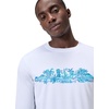 image:imageSpeedo Mens Uv Swim Shirt Graphic Long Sleeve TeeTiki Landscape Bright White