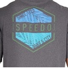 image:imageSpeedo Mens Uv Swim Shirt Graphic Short Sleeve TeeHexagon Peacoat