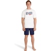 image:imageSpeedo Mens Uv Swim Shirt Graphic Short Sleeve TeeLettered Bright White
