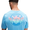 image:imageSpeedo Mens Uv Swim Shirt Graphic Short Sleeve TeeTranquil Blue