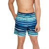image:imageSpeedo Mens Swim Trunk Short Length Redondo Comfort Liner PrintSwim TrunksCurrent Peacoat