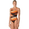 image:imageSpeedo Womens Swimsuit One Piece Endurance Flyback Printed Adult Team ColorsDiscontinuedHavoc Speedo Orange