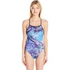 image:imageSpeedo Womens Swimsuit One Piece Endurance The One Printed Team Colors  DiscontinuedPower Purple