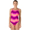 image:imageSpeedo Womens Swimsuit One Piece Endurance The One Printed Team Colors  DiscontinuedTurnz Pink