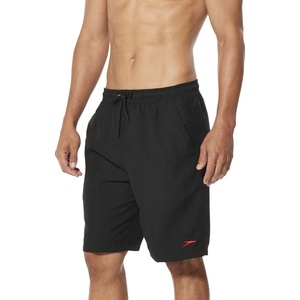 image:imageSpeedo Mens Swim Trunk Knee Length Volley Comfort Liner Solid20 Speedo Black