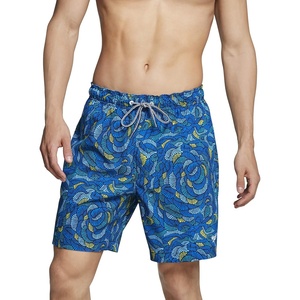 image:imageSpeedo Mens Swim Trunk Mid Length Redondo PrintedBlue Lemonade
