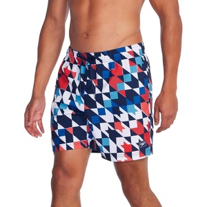 image:imageSpeedo Mens Swim Trunk Mid Length Redondo PrintedCafe Check Red