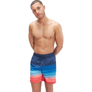 image:imageSpeedo Mens Swim Trunk Mid Length Redondo PrintedHorizon View Peacoat