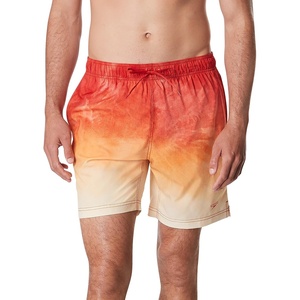 image:imageSpeedo Mens Swim Trunk Mid Length Redondo PrintedOmbre Molten Lava
