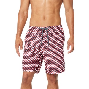 image:imageSpeedo Mens Swim Trunk Mid Length Redondo PrintedRwb Speedo Red