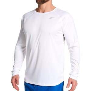 image:imageSpeedo Mens Uv Swim Shirt Long Sleeve Fitness RashguardWhite