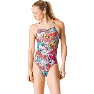 image:imageSpeedo Womens Swimsuit One Piece Endurance The One Printed Team Colors  DiscontinuedTeal