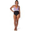 image:imageSpeedo Womens Swimsuit One Piece Adjustable Crossback Contemporary CutPaisley Purple