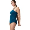 image:imageSpeedo Womens Swimsuit One Piece Endurance Shirred Tank Moderate CutAdj Dark Teal