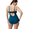 image:imageSpeedo Womens Swimsuit One Piece Endurance Shirred Tank Moderate CutAdj Dark Teal