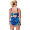 image:imageSpeedo Womens Swimsuit One Piece Endurance Shirred Tank Moderate CutAdj Glass Petals Anthracite