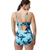 image:imageSpeedo Womens Swimsuit One Piece Endurance Shirred Tank Moderate CutAdj Kaluna Floral Dark Teal