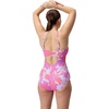 image:imageSpeedo Womens Swimsuit One Piece Endurance Shirred Tank Moderate CutAdj Kaluna Floral Neon Violet